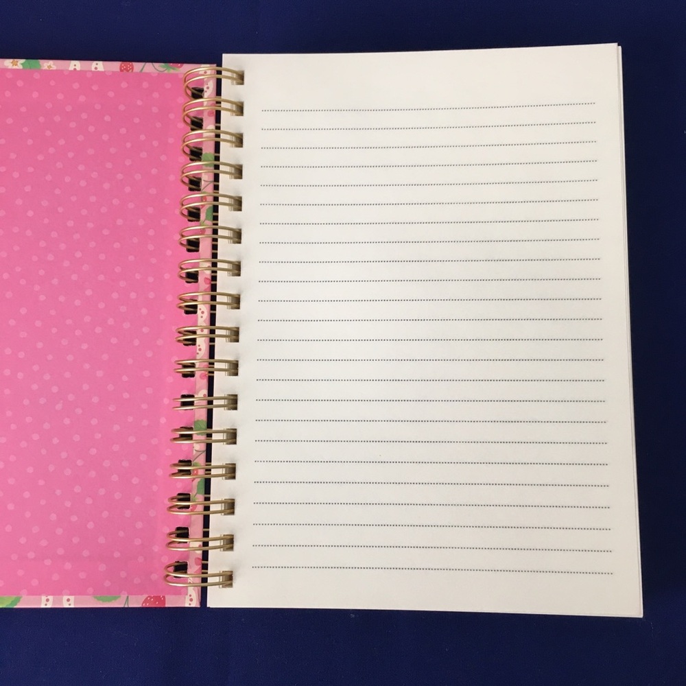 Clementine Spiral Notebook ~ Wild Strawberries - Picture 5 of 7